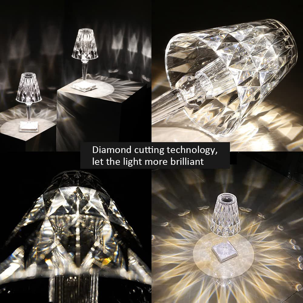 rose crystal table lamps