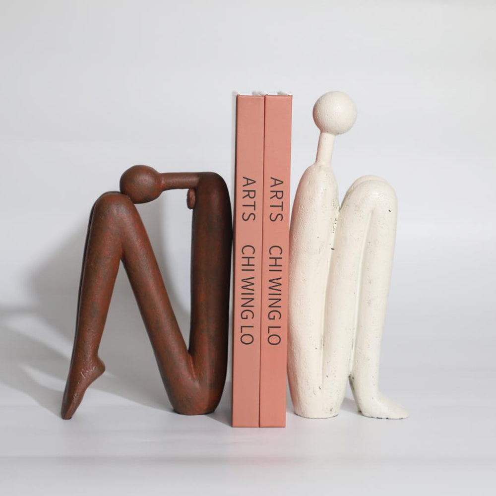 Abstract Figure Decorative Bookends