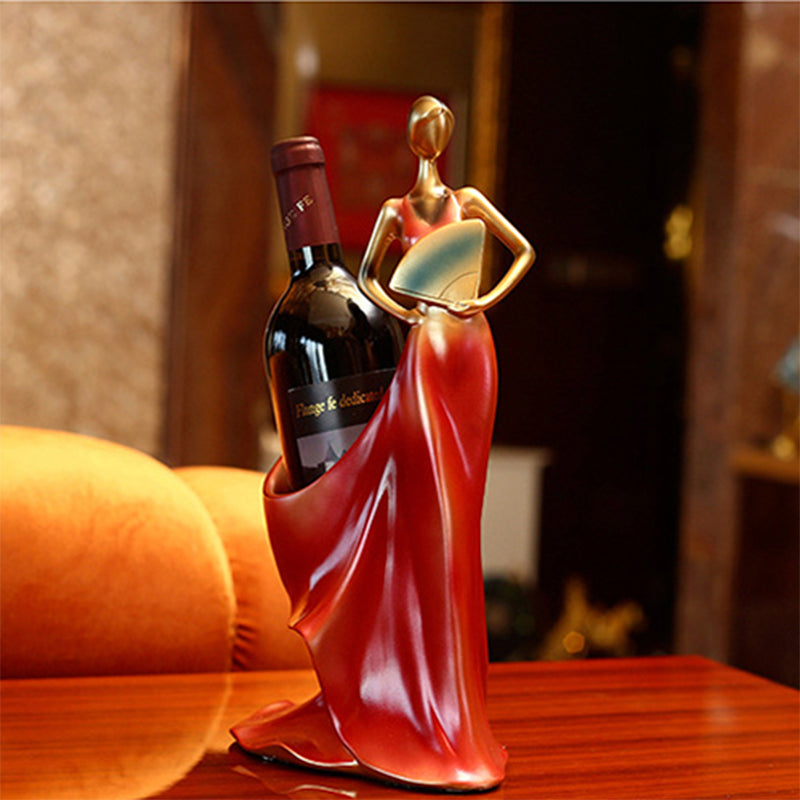 Girl Wine Bottle Holder