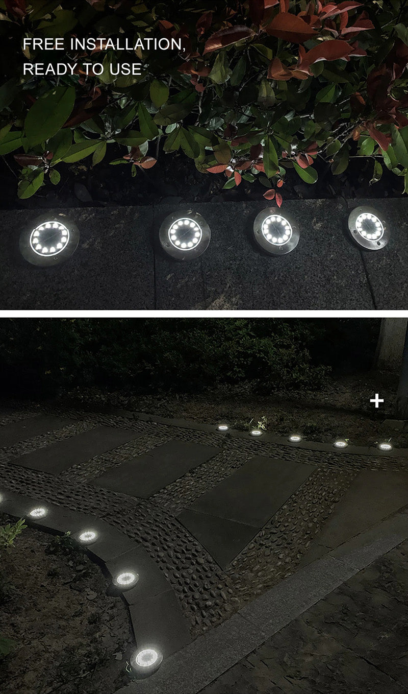 Outdoor Solar Powered Ground Light