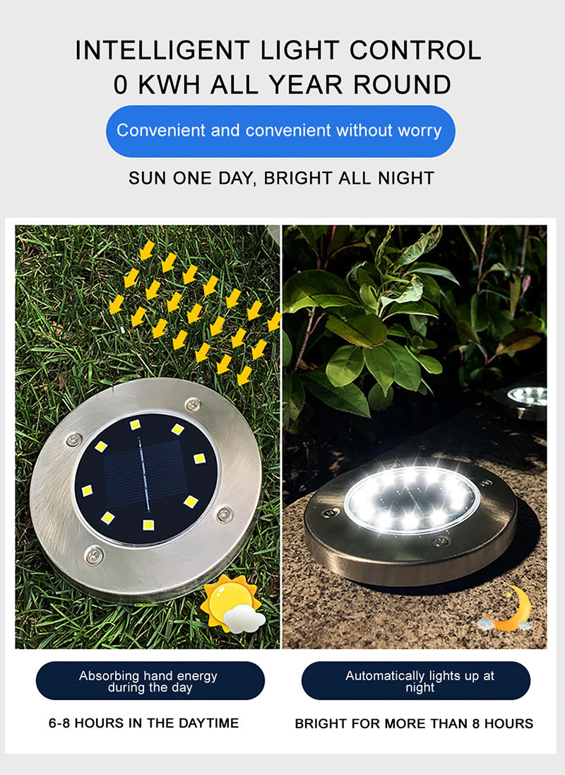 Outdoor Solar Powered Ground Light