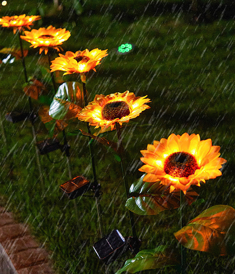 Outdoor Solar Sunflower Lights