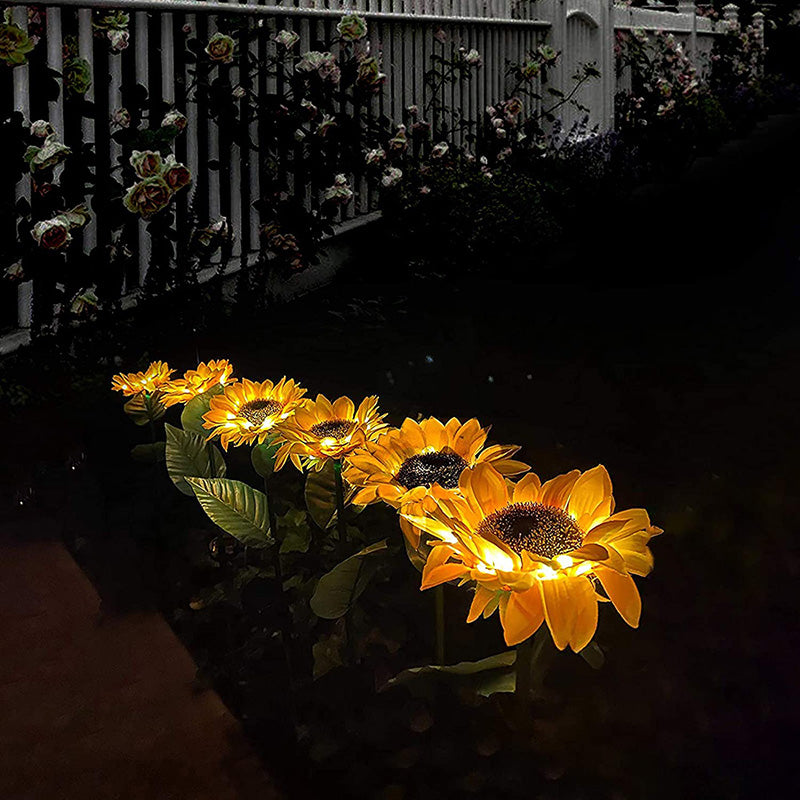 Outdoor Solar Sunflower Lights