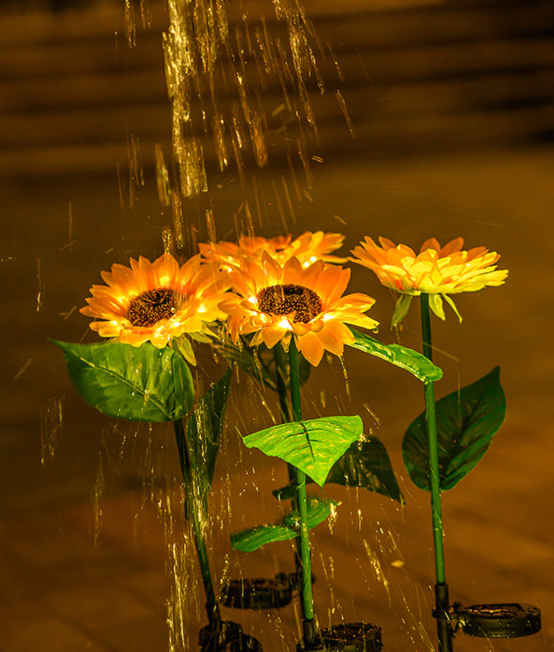 Outdoor Solar Sunflower Lights