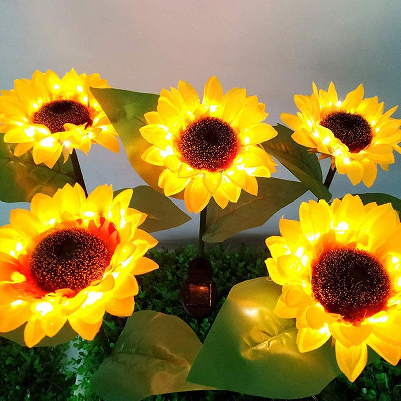 Outdoor Solar Sunflower Lights