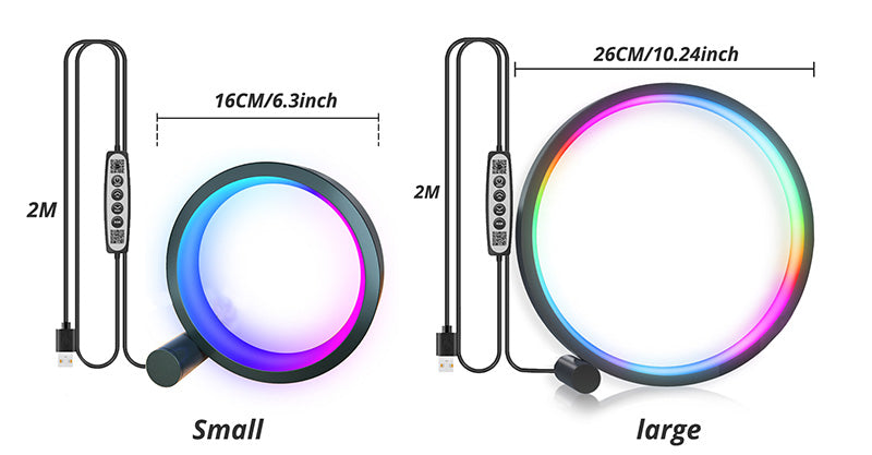 RGB Desktop Atmosphere Desk Lamp