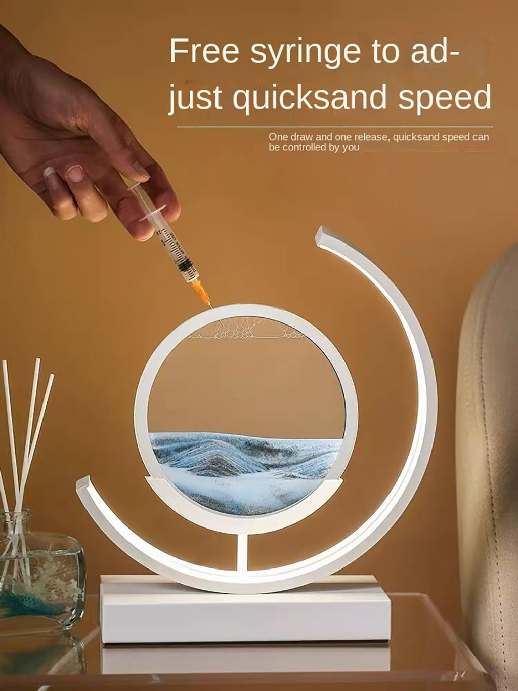 Moving Sand Art Lamp