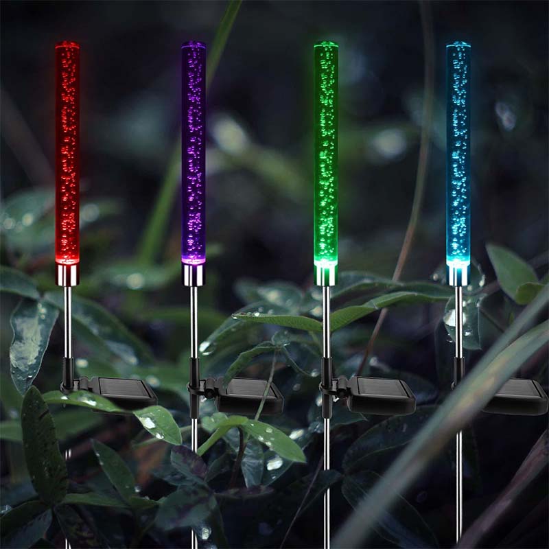 Solar Acrylic Bubble Stake Lights