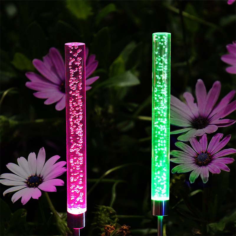 Solar Acrylic Bubble Stake Lights