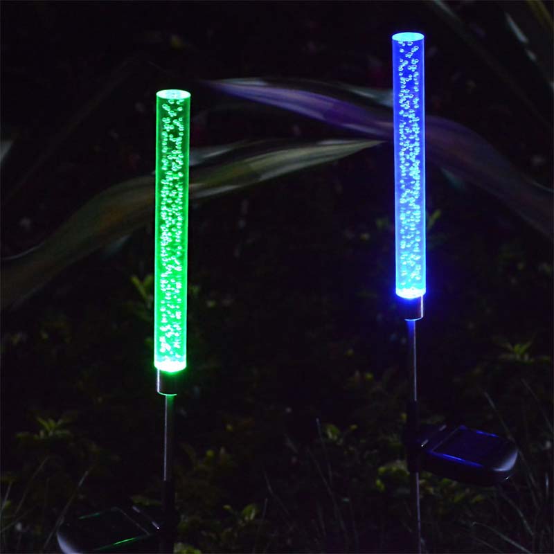 Solar Acrylic Bubble Stake Lights