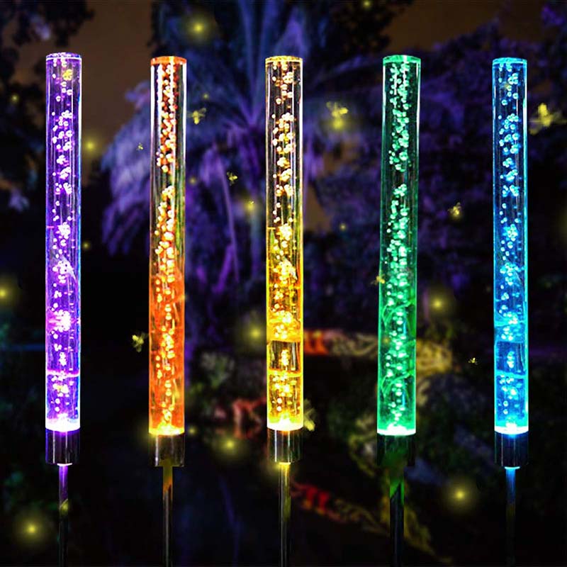 Solar Acrylic Bubble Stake Lights