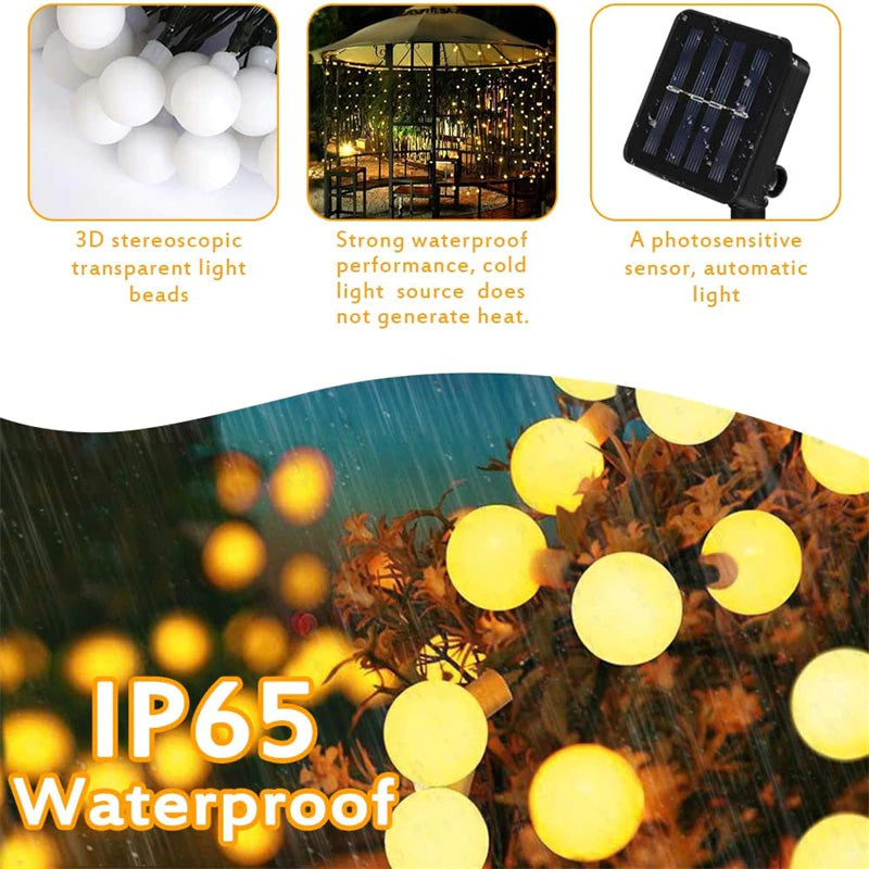 Solar String Lights Outdoor