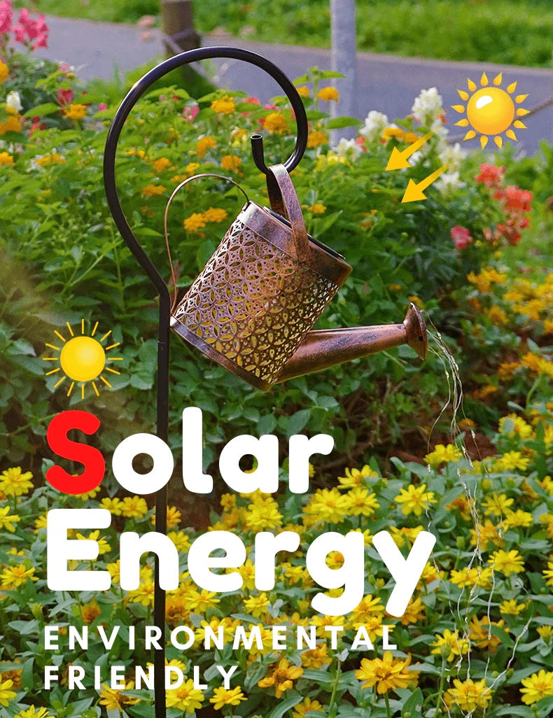 Solar Watering Can Lights