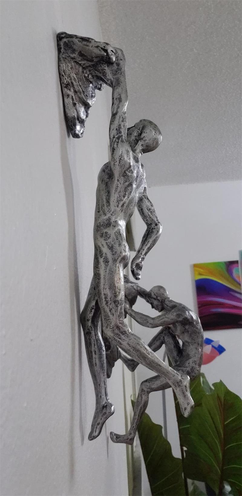 Climbing Man Wall Sculpture