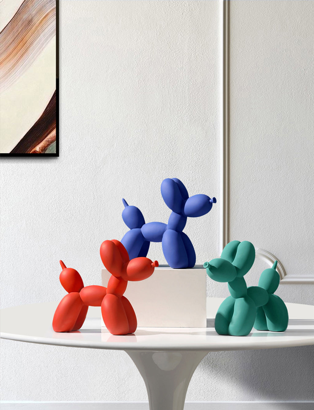 Matte Balloon Dog Sculpture