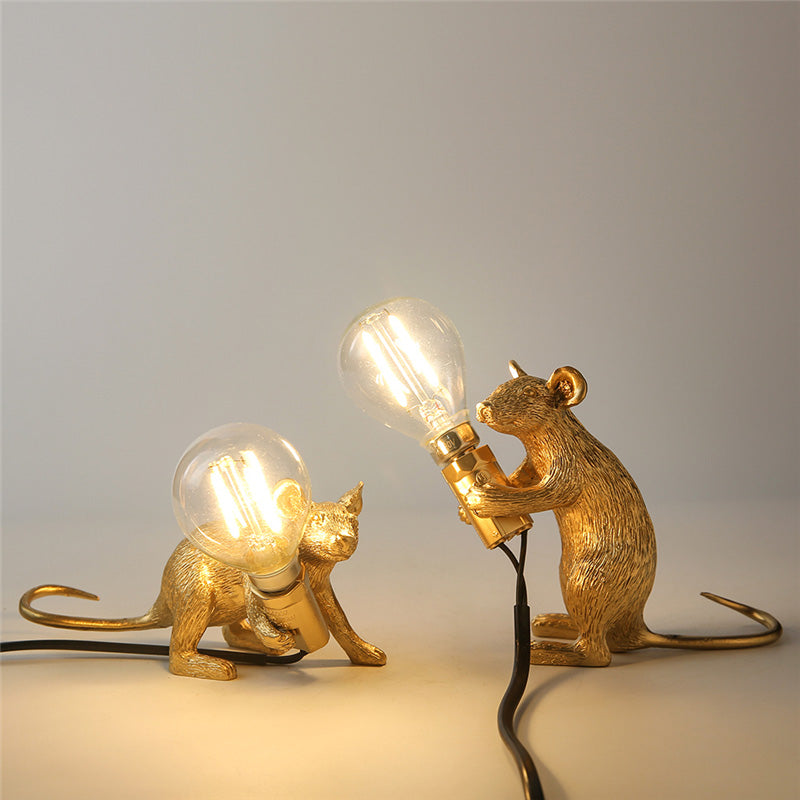 Mouse Shape Resin Creative Desk Light