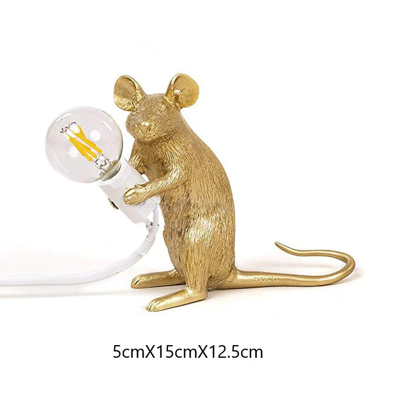 Mouse Shape Resin Creative Desk Light