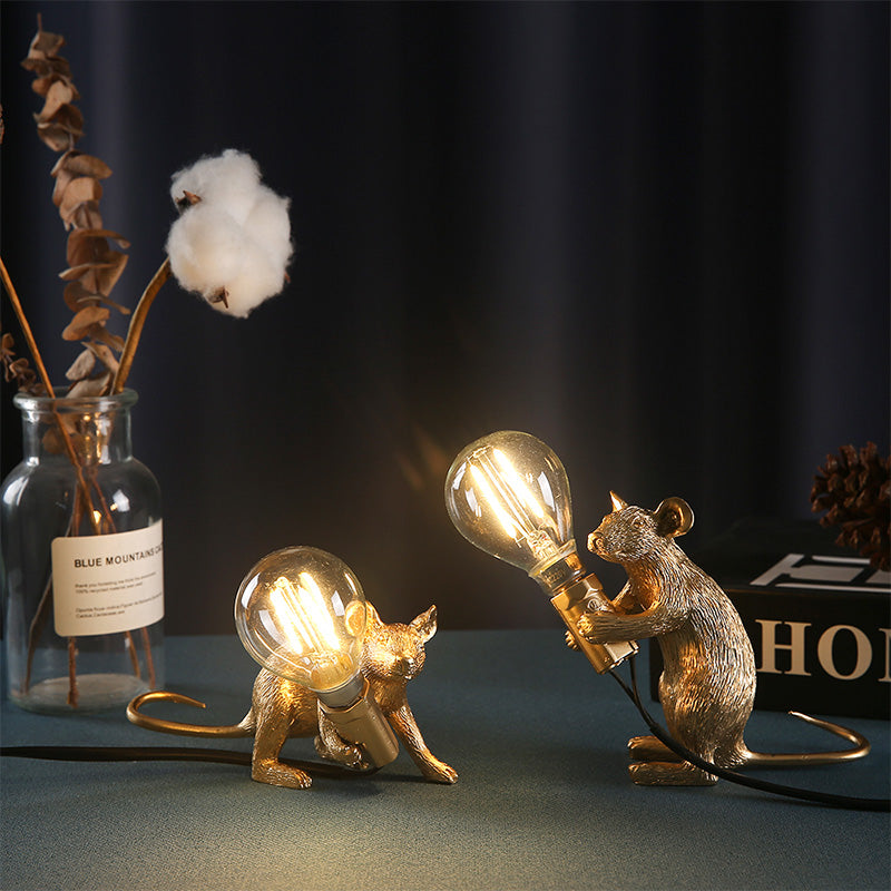 Mouse Shape Resin Creative Desk Light