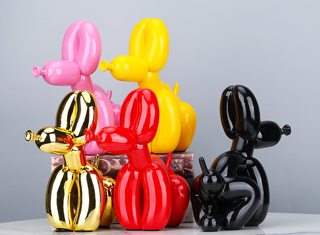 Poop Balloon Dog Sculpture