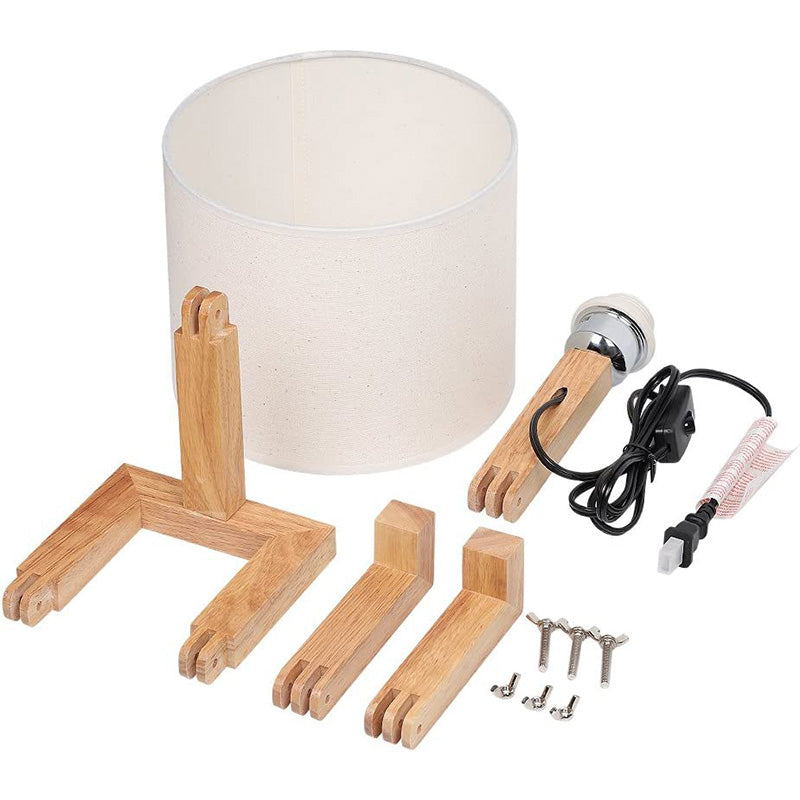 Robot Shape Wooden Table Lamp