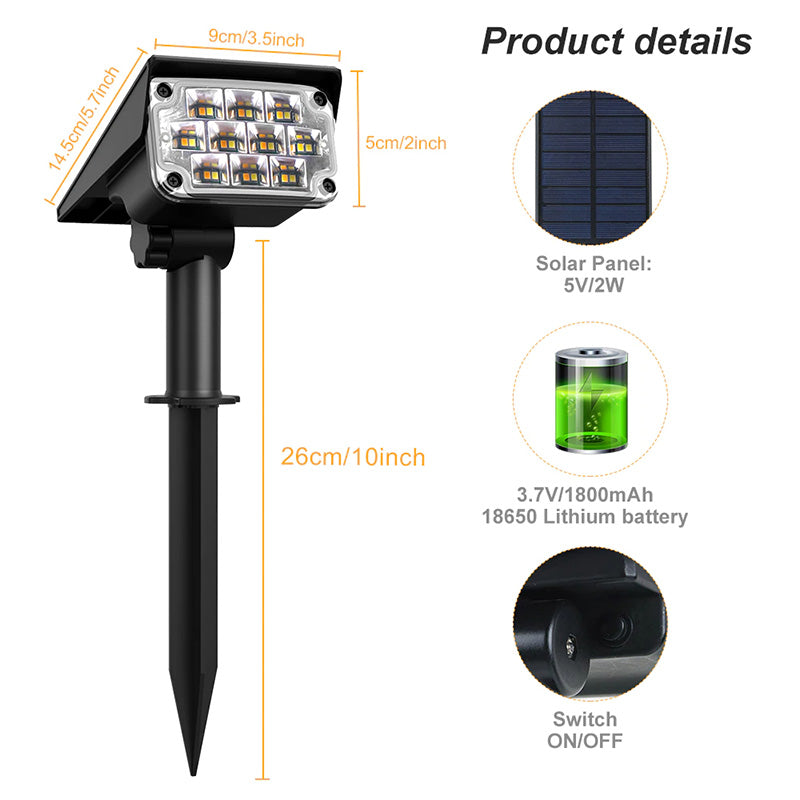 Solar Landscape Spotlights