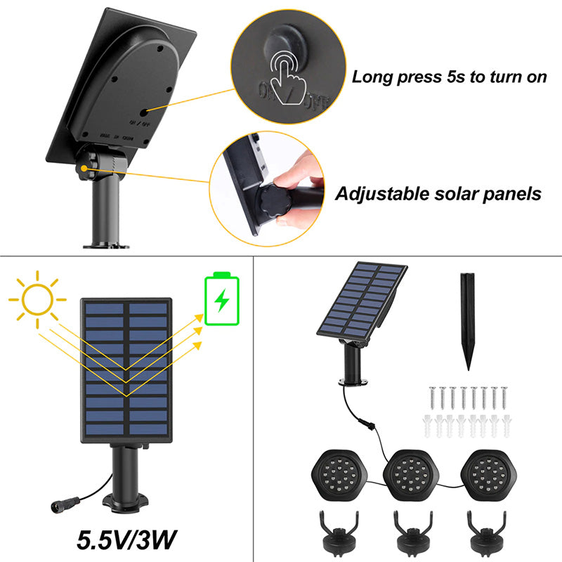 Solar Outdoors Lawn Light