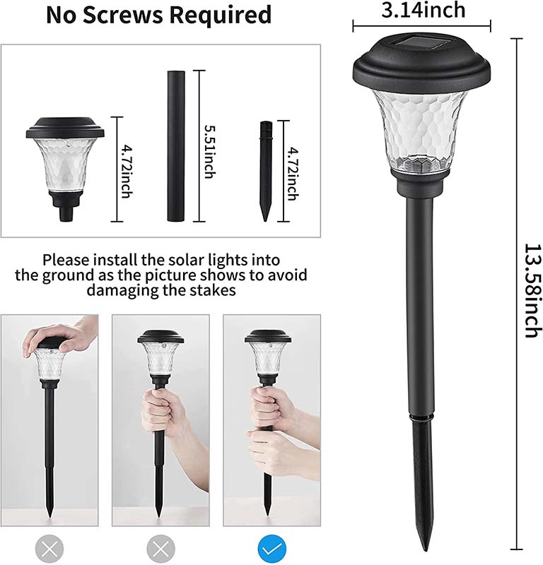 Solar Pathway Lights Outdoor