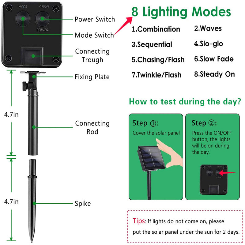 Solar String Lights Outdoor