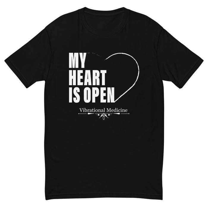 My Heart Is Open (Black) Short Sleeve T-shirt