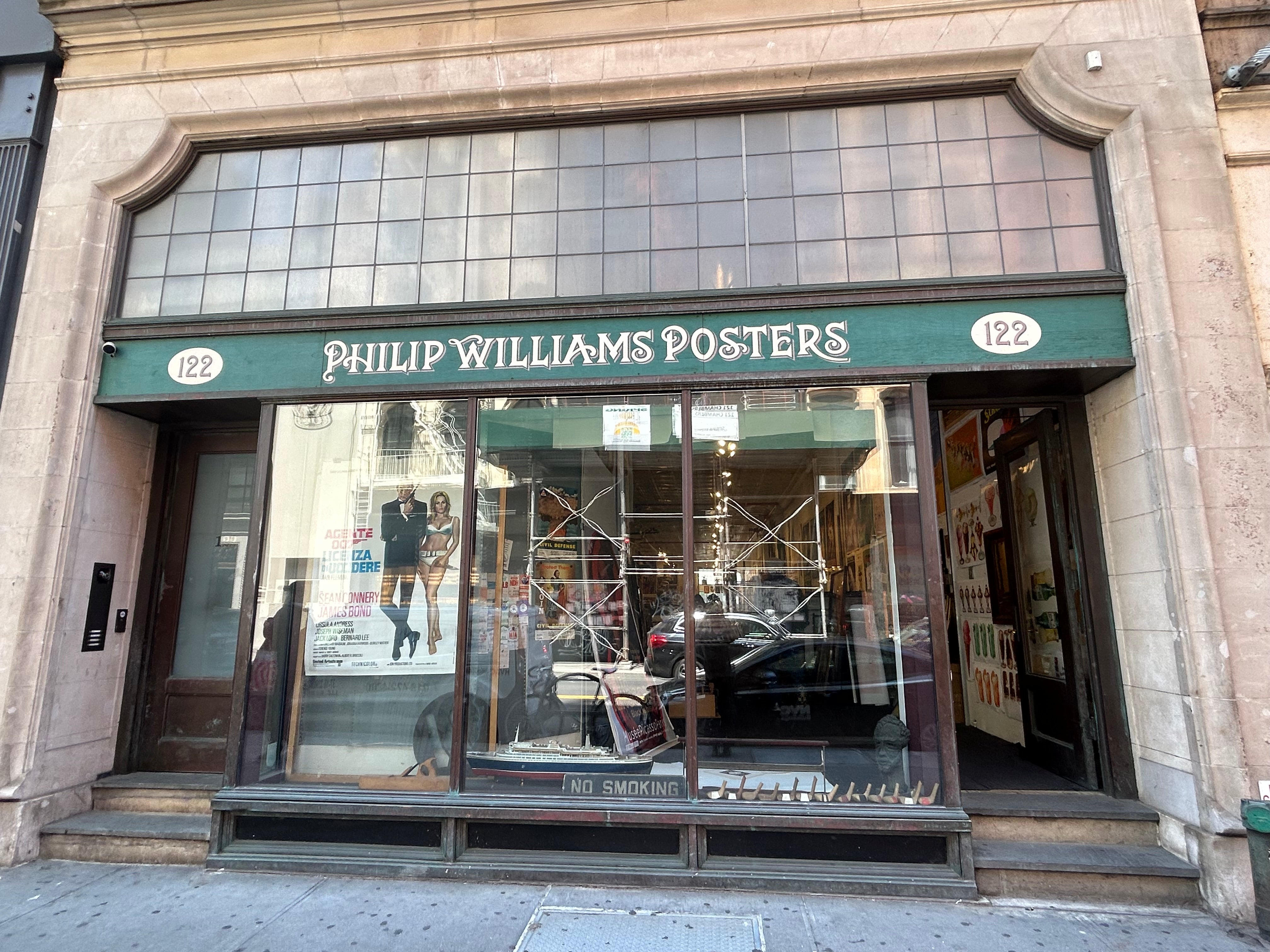 Poster store front