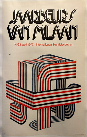 Jaarbeurs van Milaan 1977 Poster ✓