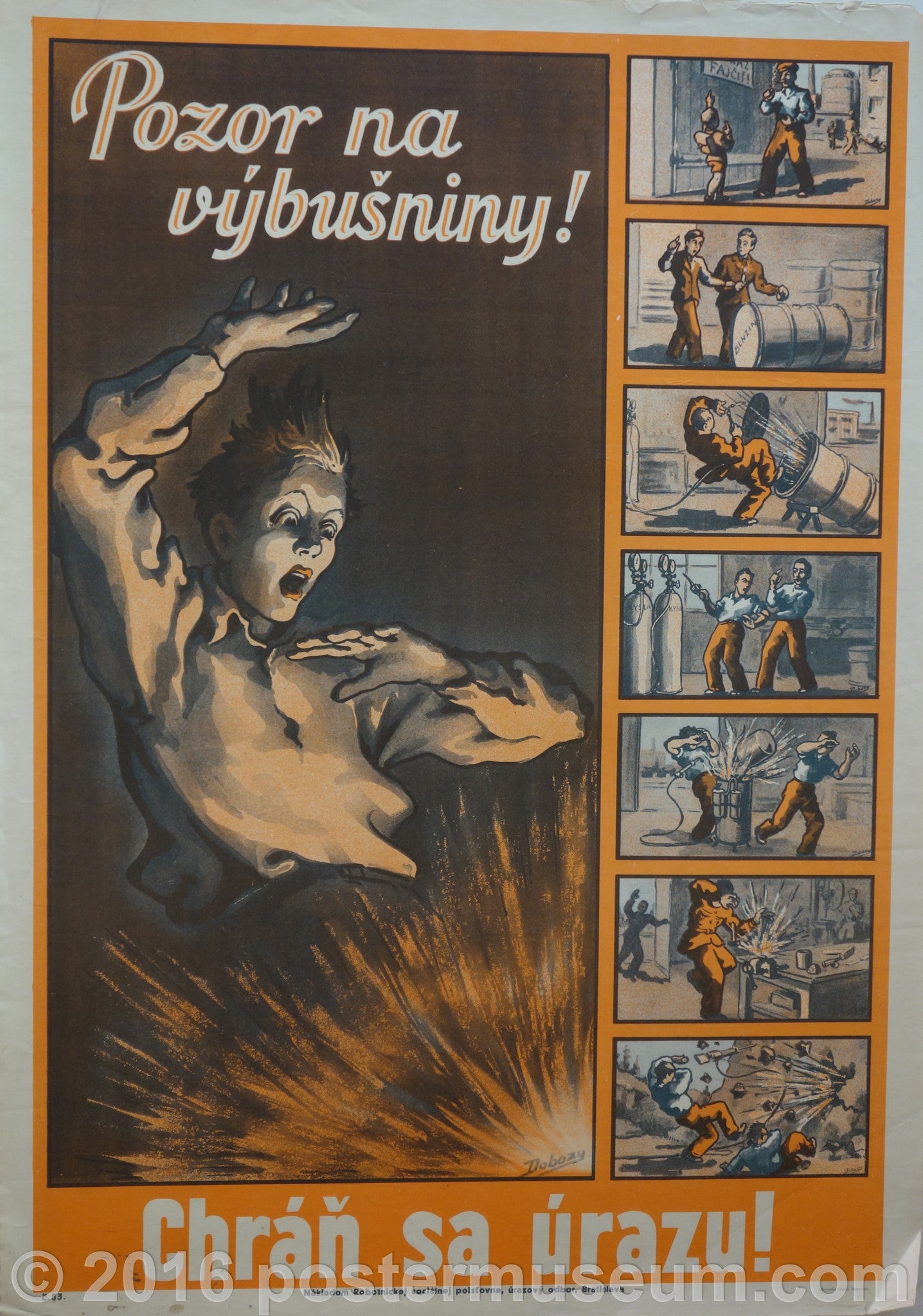 Pozor na vybusniny! – Poster Museum