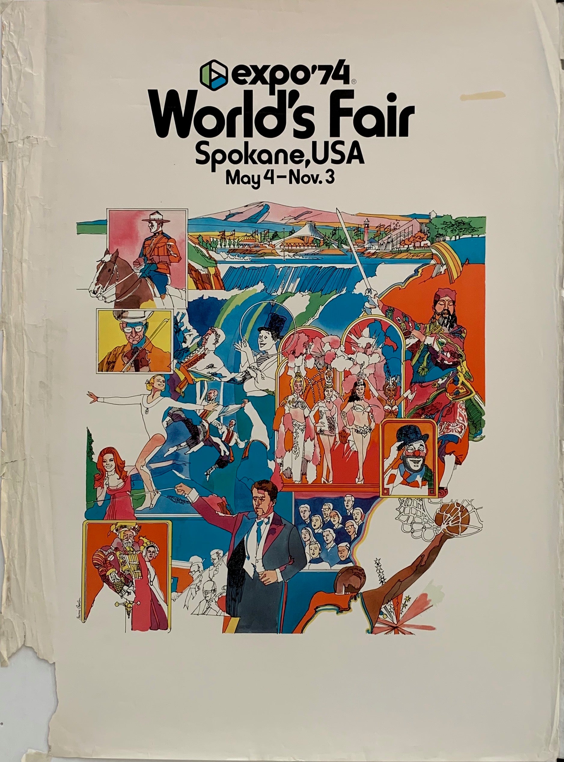 Expo 74' World's Fair Spokane, USA Poster Museum