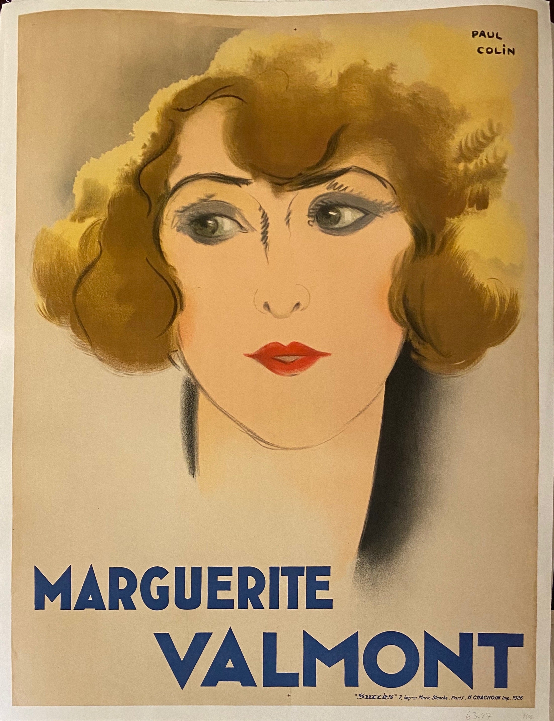 Marguerite Valmont Vintage Poster – Poster Museum