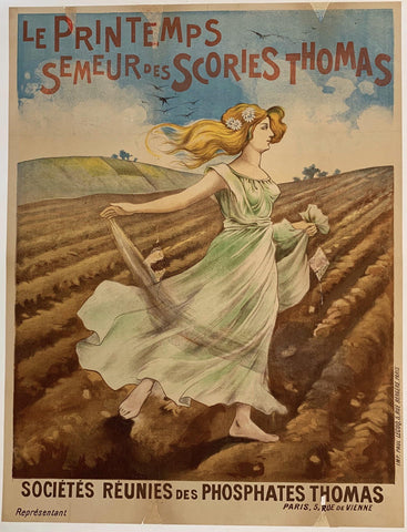 Le printemps semeur des scories Thomas - Poster Museum