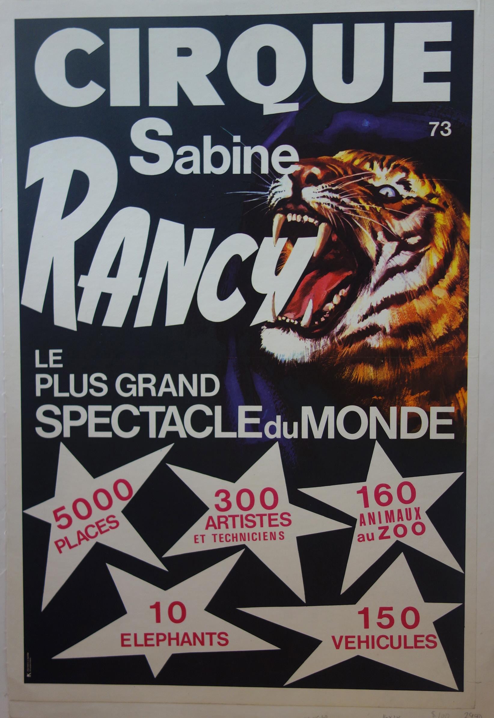 Cirque Sabine Rancy – Poster Museum