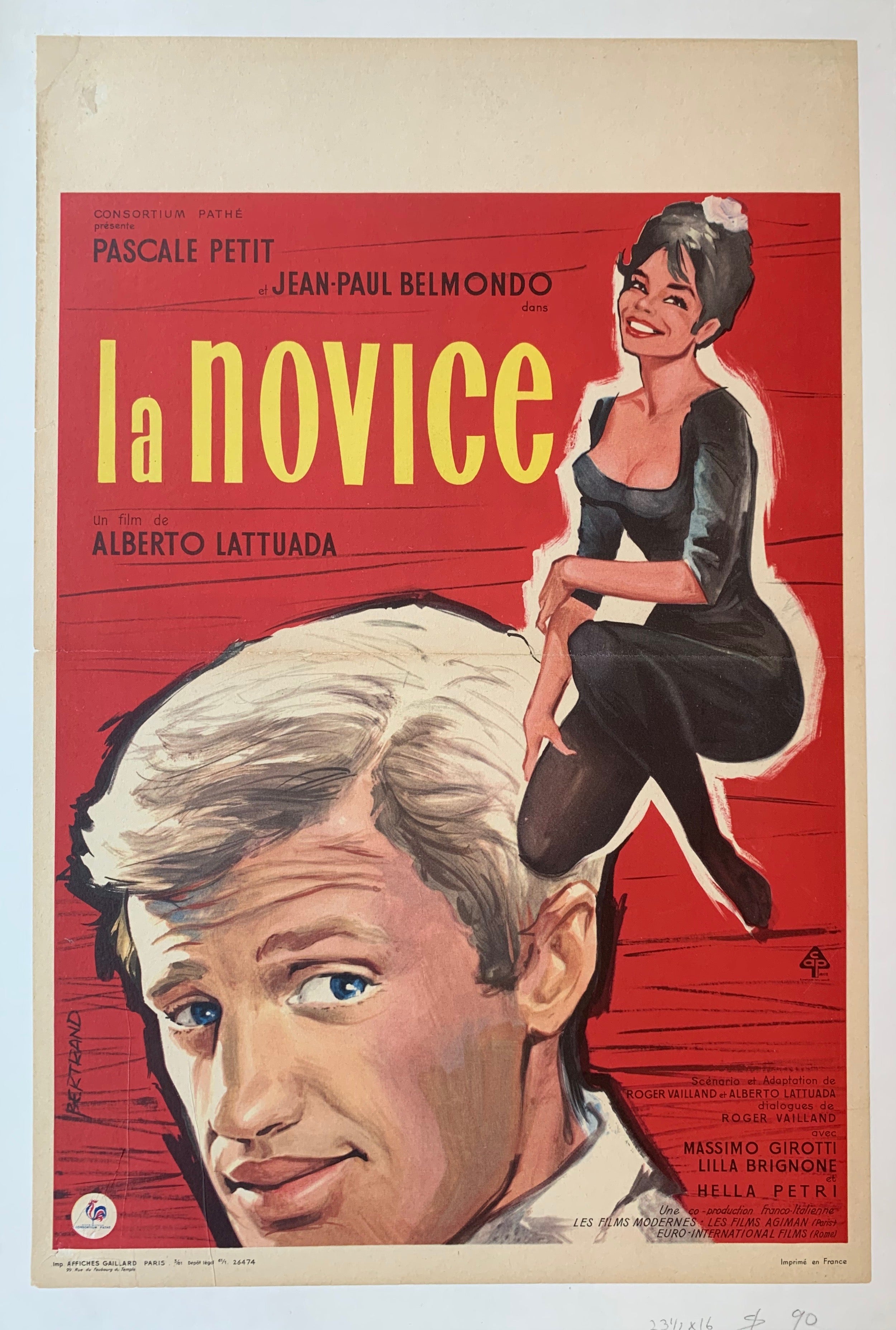 La Novice Film Poster Poster Museum