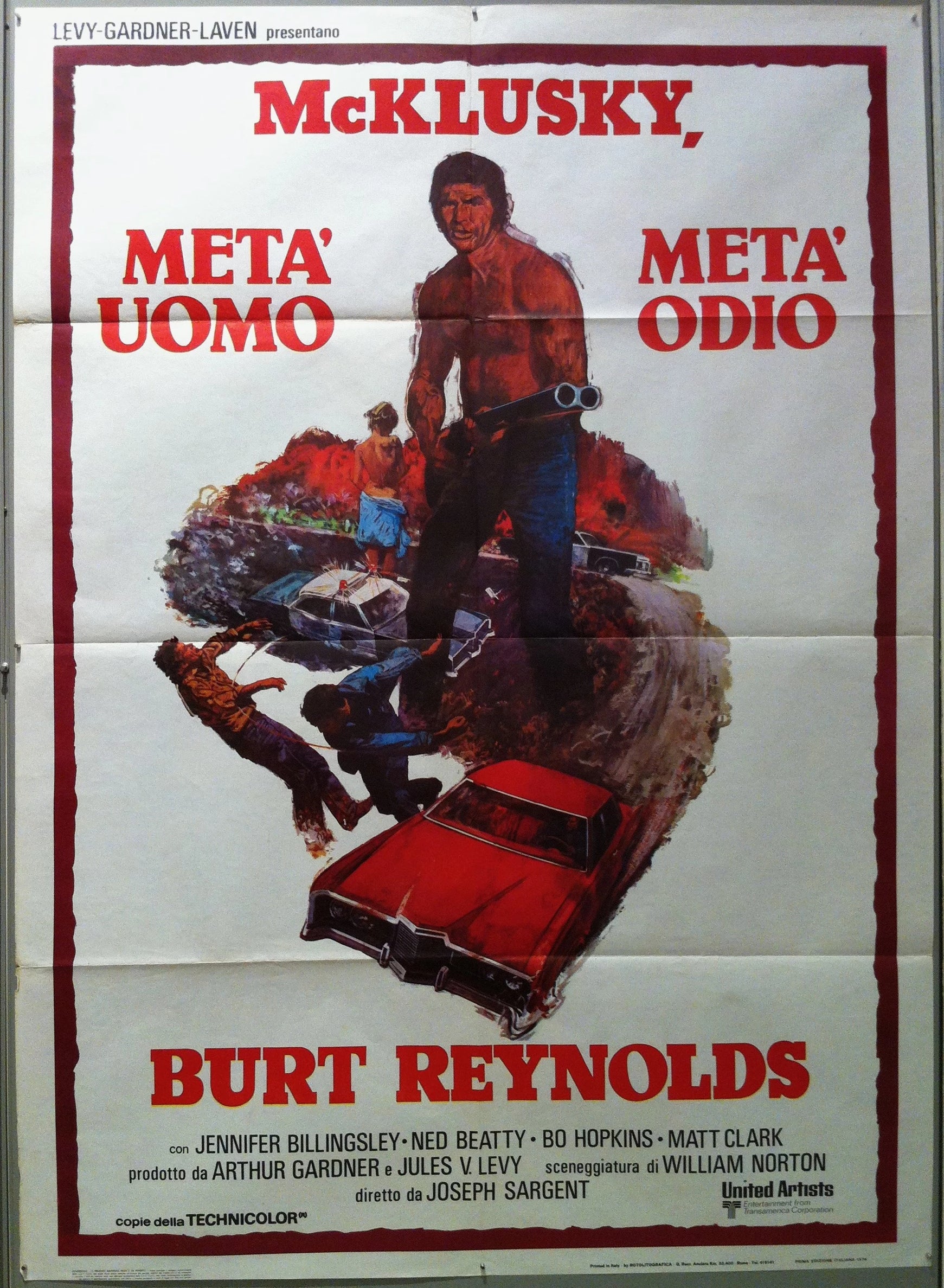 McKlusky Meta' Uomo Meta' Odio – Poster Museum