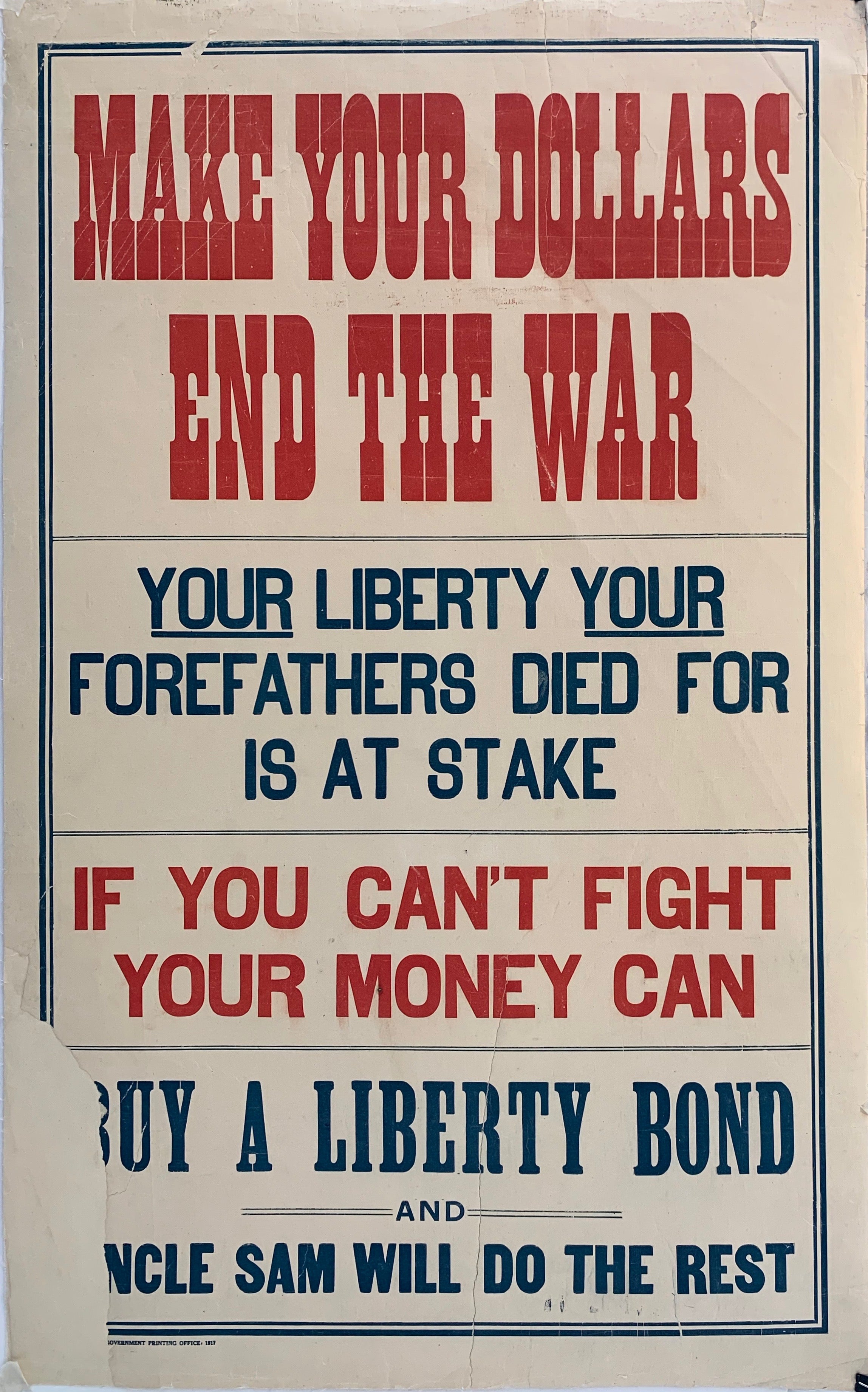 Make your dollars end the war – Poster Museum