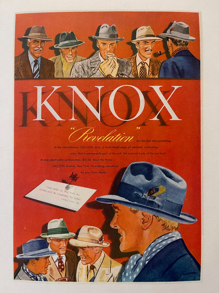 Knox Hat Poster – Poster Museum