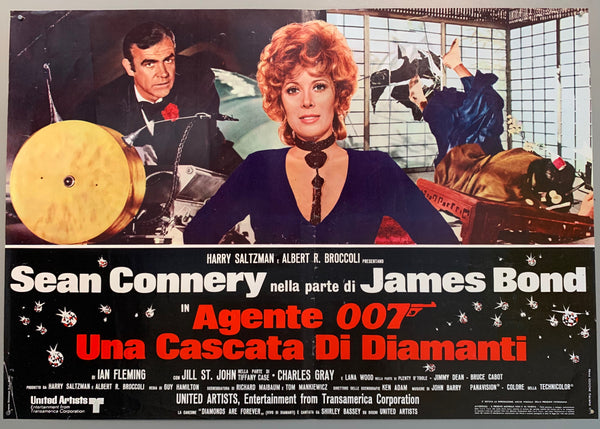 Agente 007: Una Cascata Di Diamanti Film Poster – Poster Museum