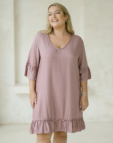 Featuring Our Blush Shift Dress