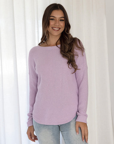 Featuring Our Waffle Knit - Lilac