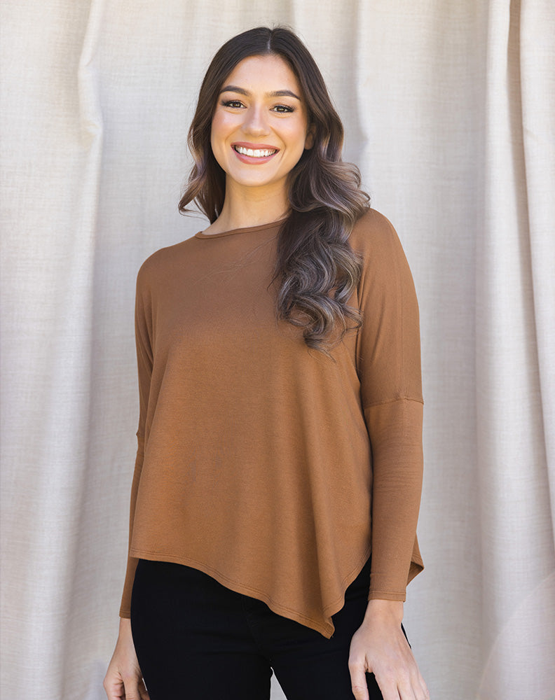 Asymmetrical Top - Tan