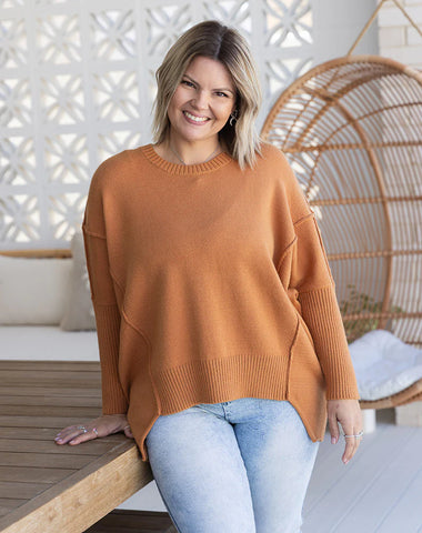 Featuring Our Monique Knit - Tan