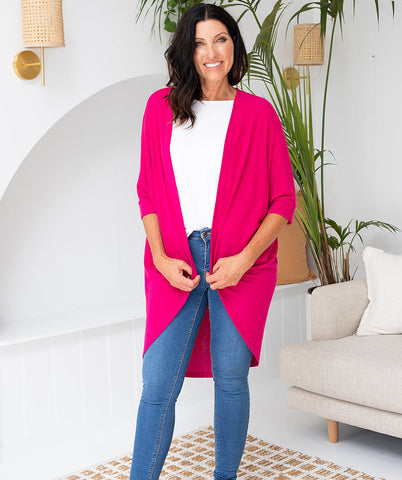 Festival Shrug - Hot Pink