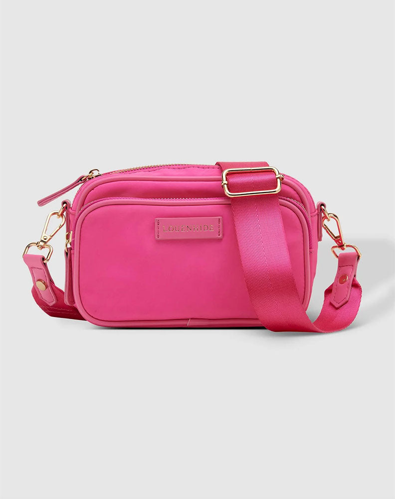 Cali Nylon Crossbody Bag - Pink