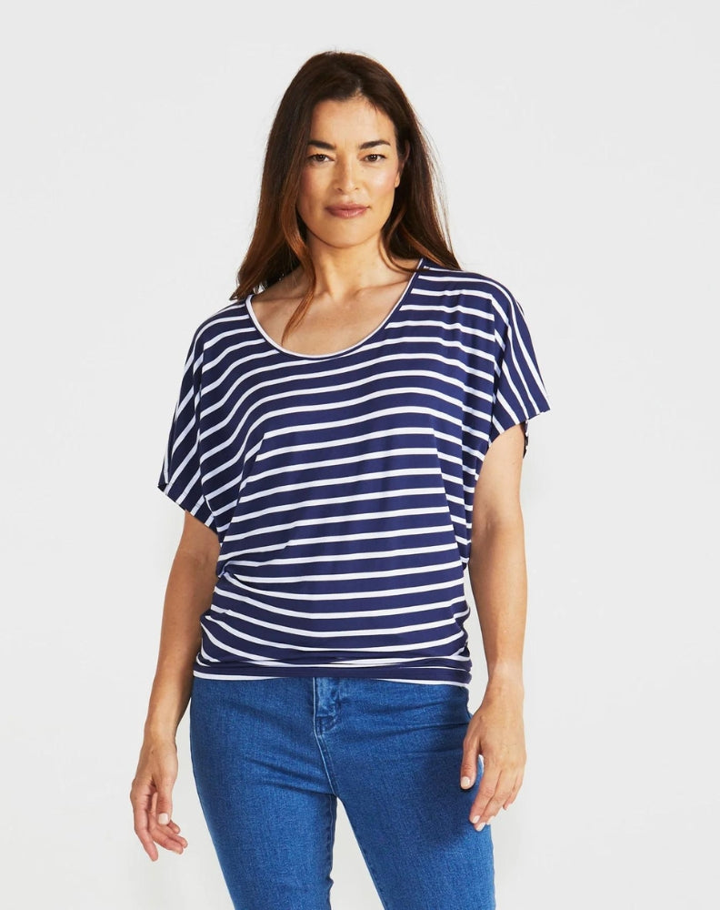 Maui Tee - Parisian Stripe