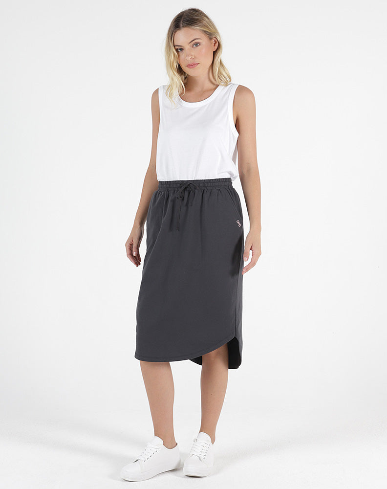 Ellen Skirt - Gunmetal