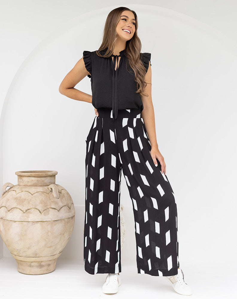 Bonnie Pant - Black/White